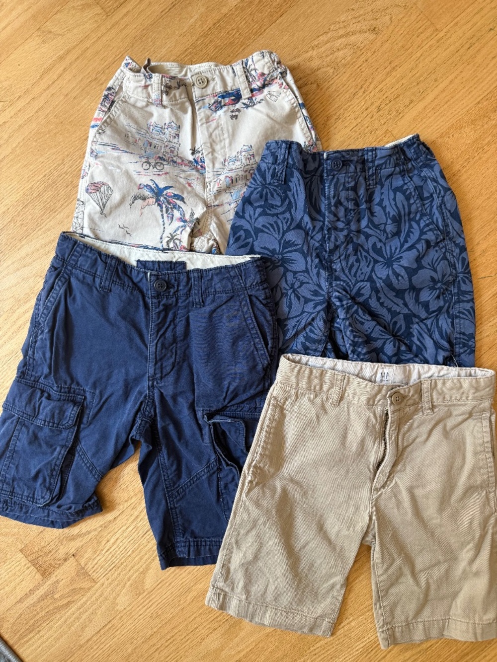 Size 8 Boys GAP Shorts Blues Bundle